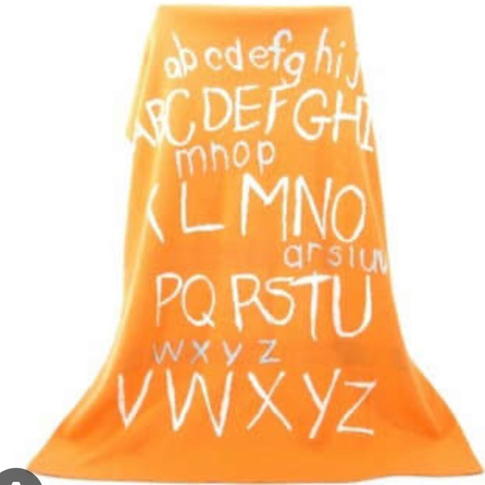 Duc Duc Alphabet Crib Blanket